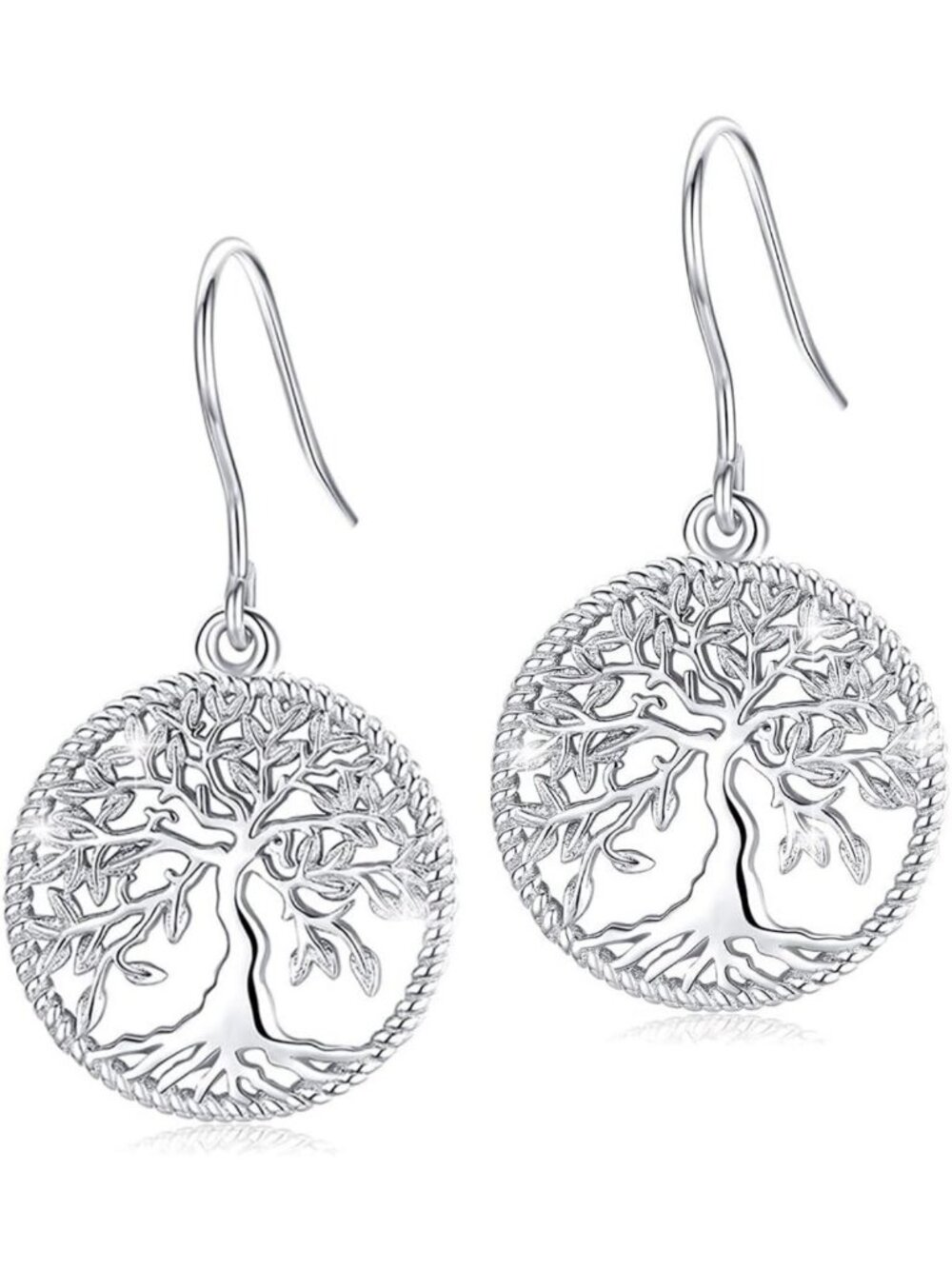 Turquoise Malachite Teardrop Dangle Earrings | Sterling Silver Jewelry Gift